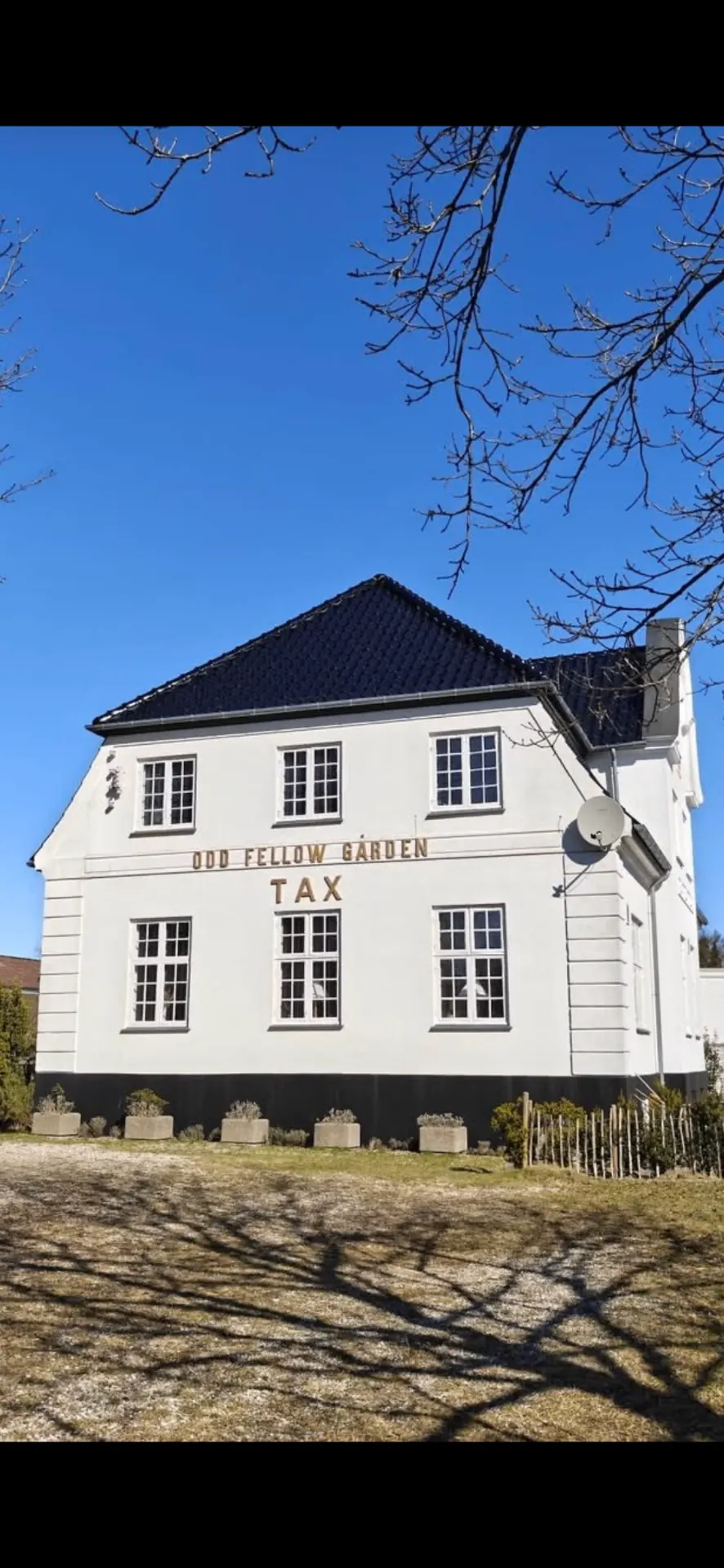 TaxGården, patriciervilla på Bagsværd Hovedgade i grønne omgivelser